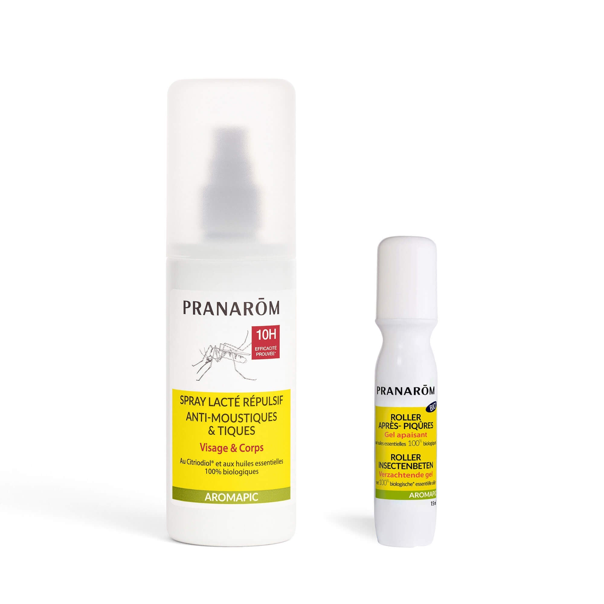 Muggen- en tekenwerende spray + after-bite roller - Bio