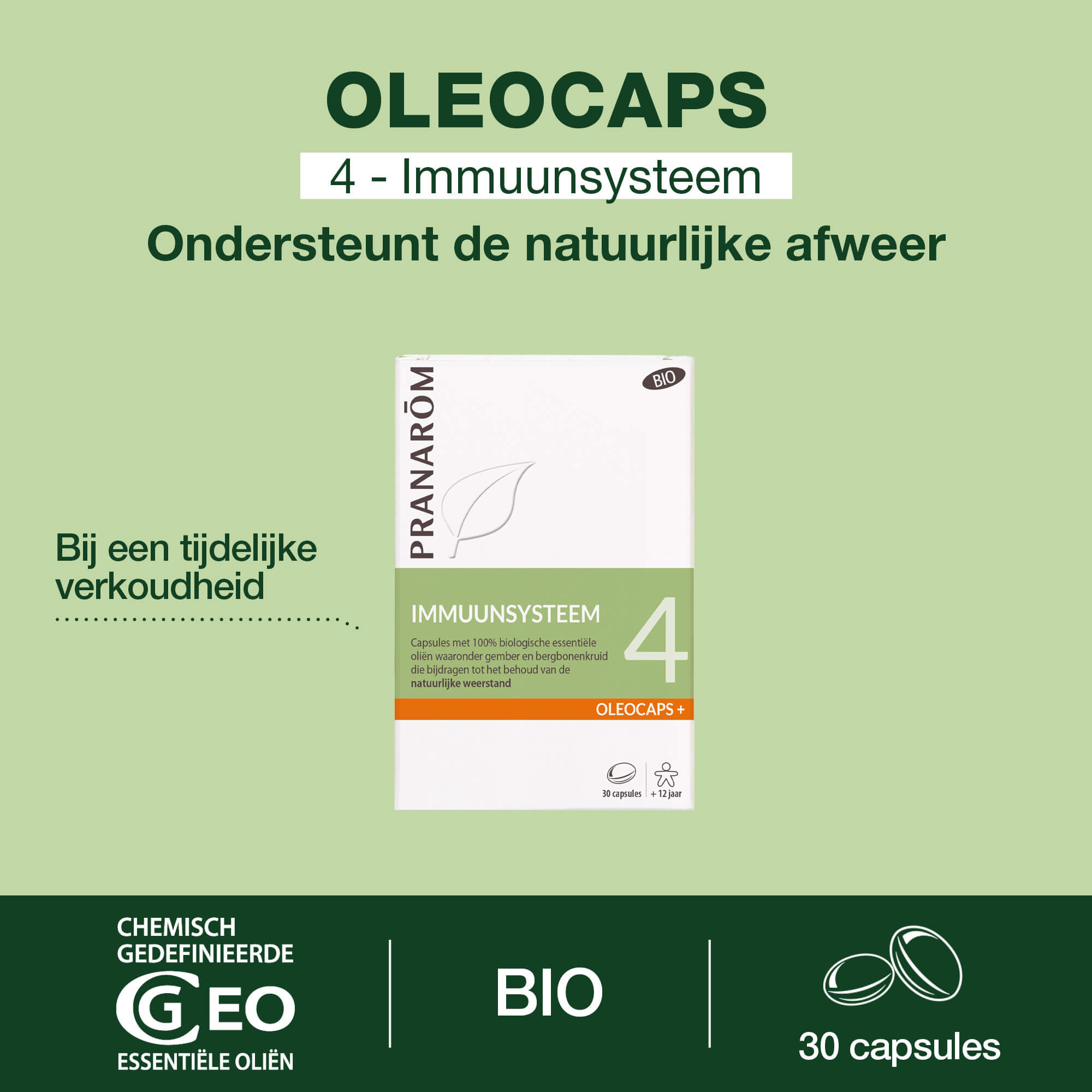Oleocaps 4 - Capsules voor het immuunsysteem - Bio
