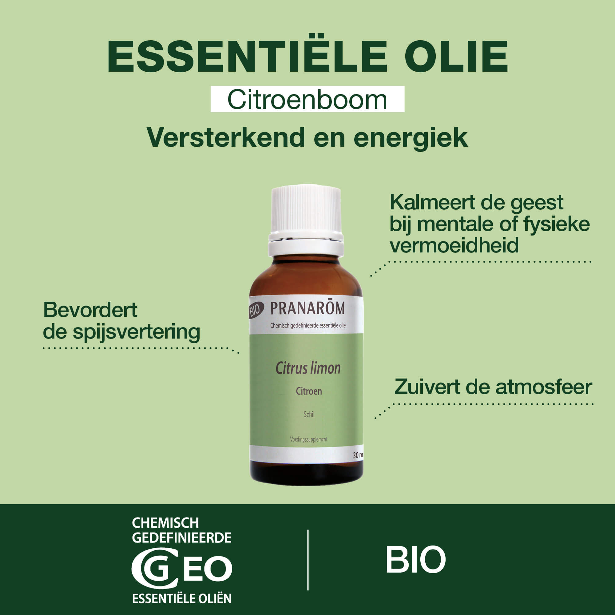 Citroen etherische olie - gezinsgrootte - Bio