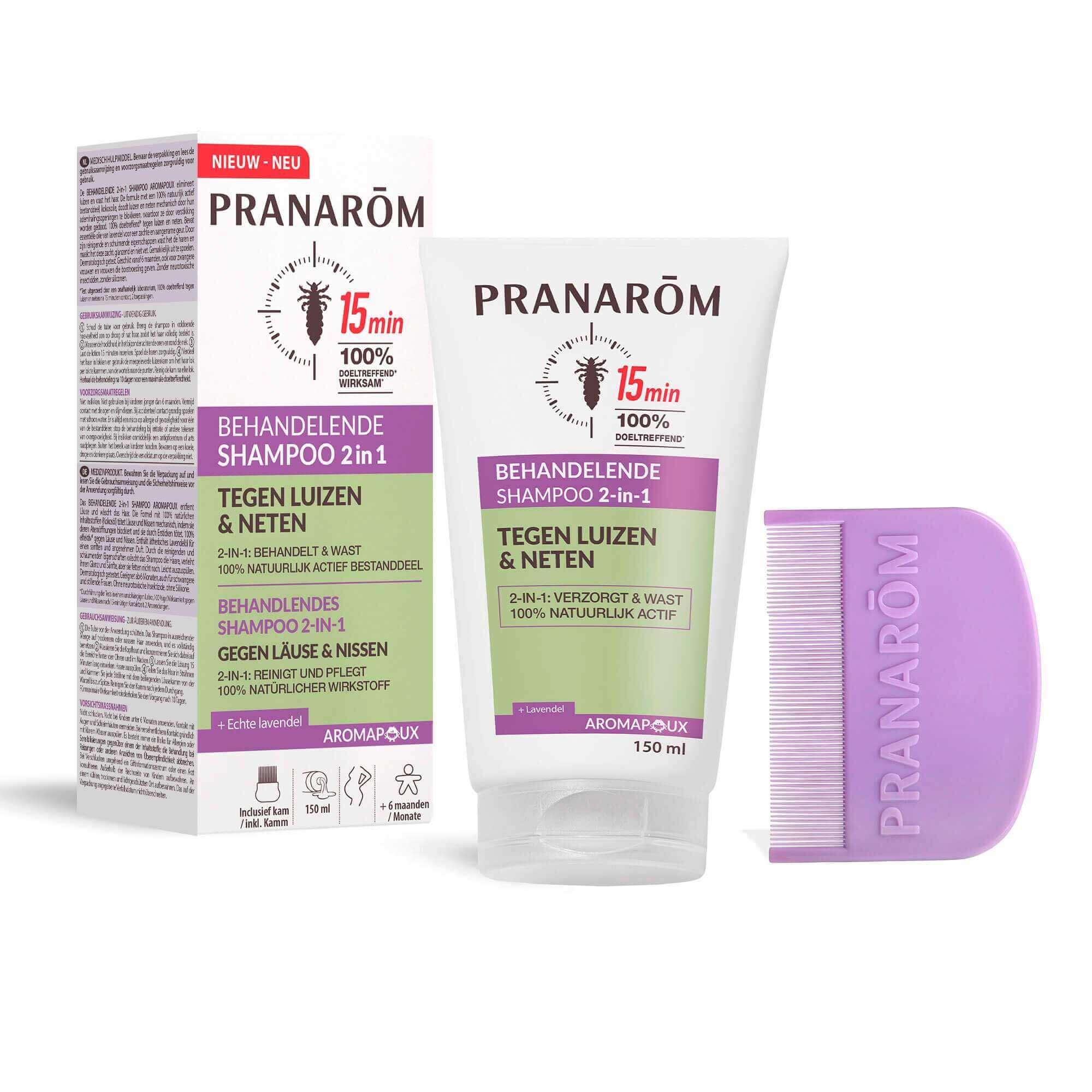 2-in-1 behandelingsshampoo voor luizen en neten - Medisch hulpmiddel
