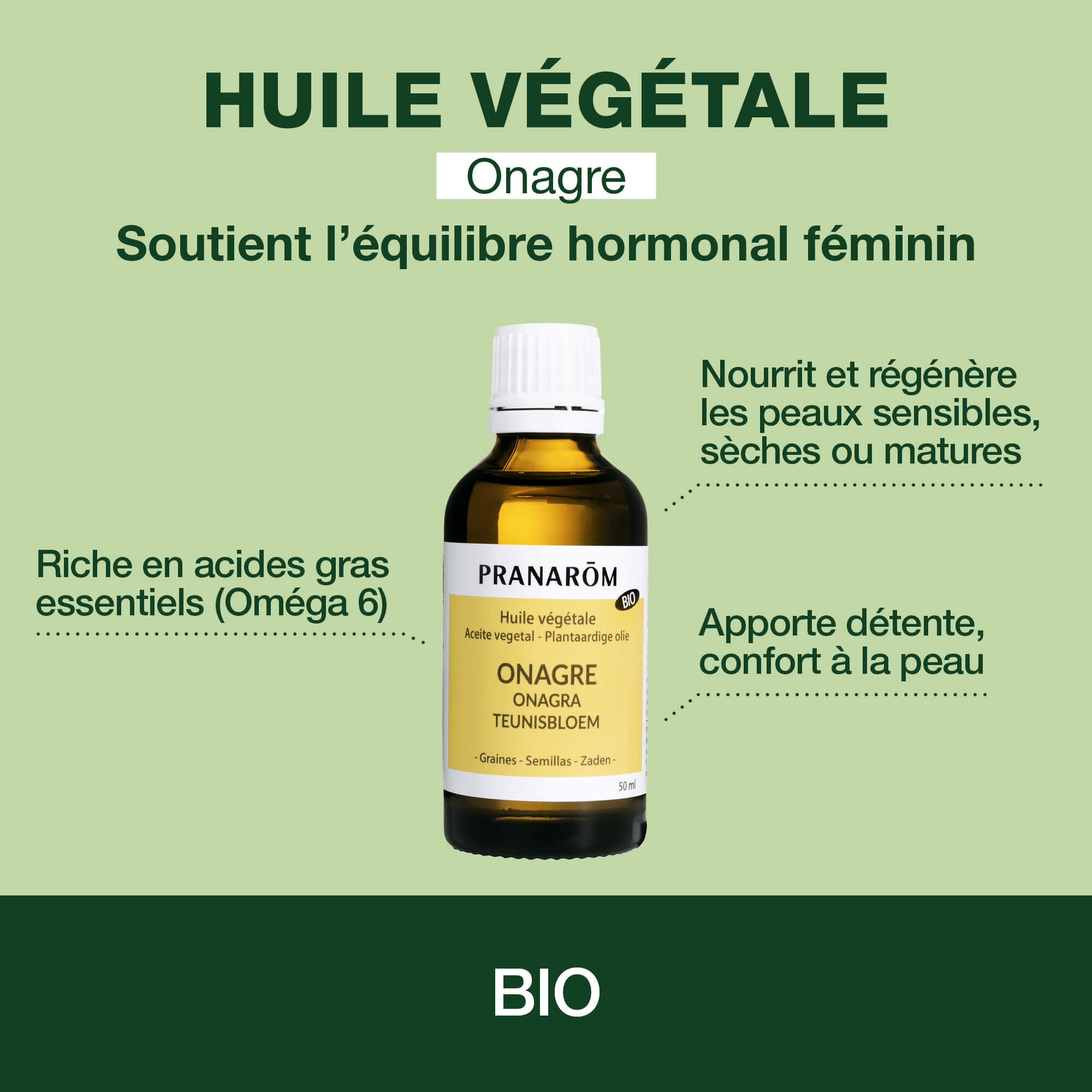 Huile Végétale d'Onagre - Bio