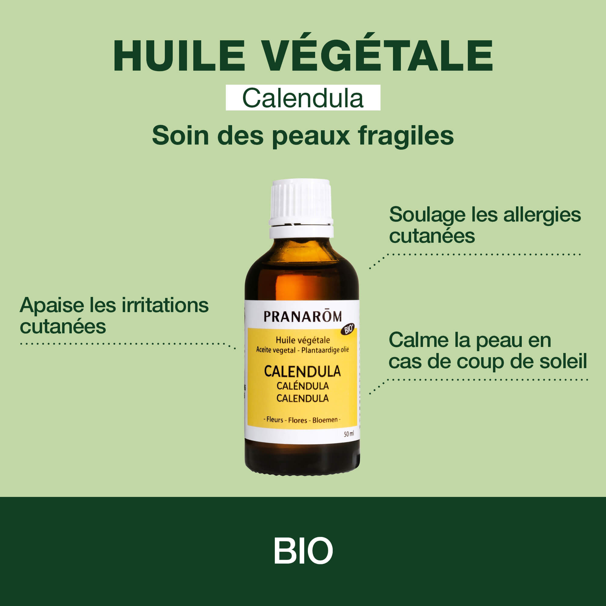 Huile Végétale de Calendula - Bio