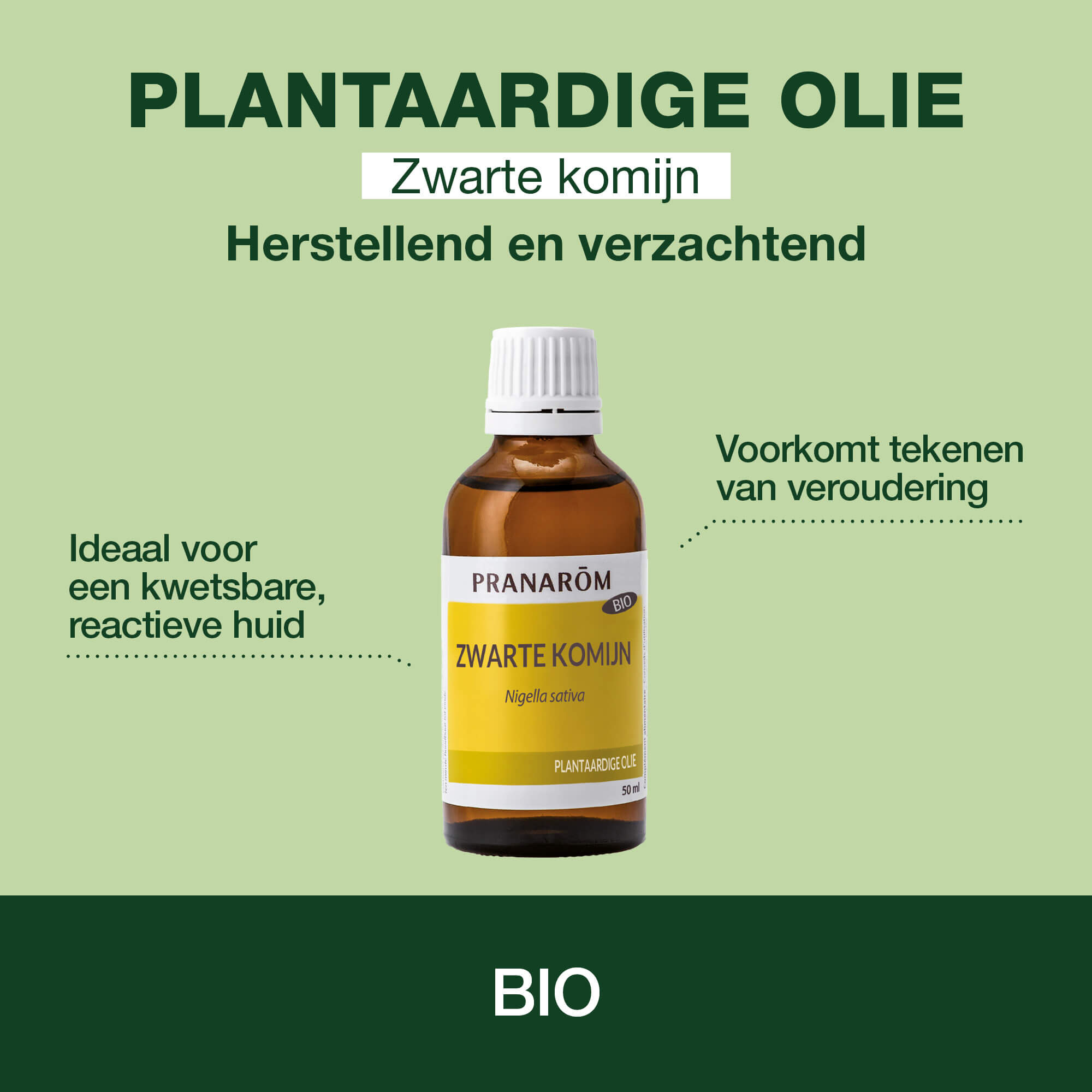 Plantaardige olie met zwart zaad - Bio