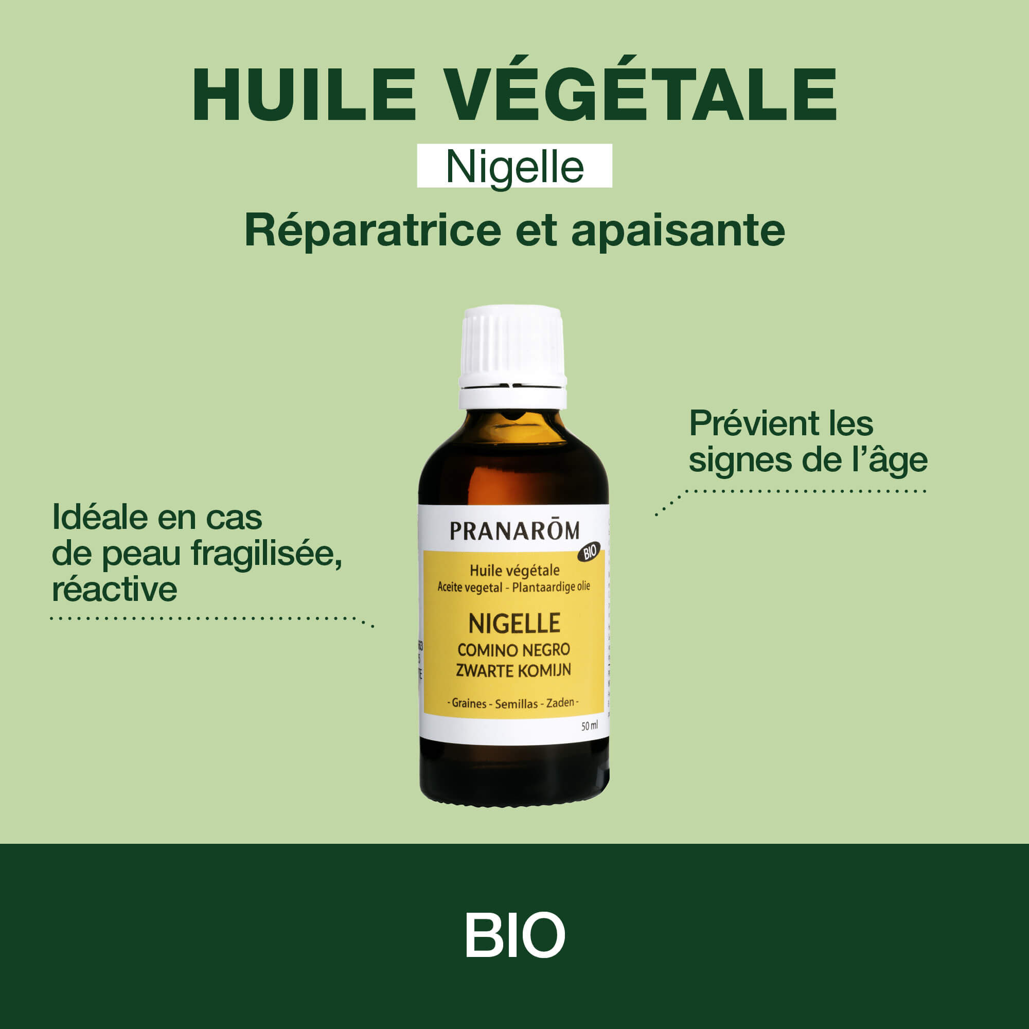 Huile Végétale de Nigelle - Bio