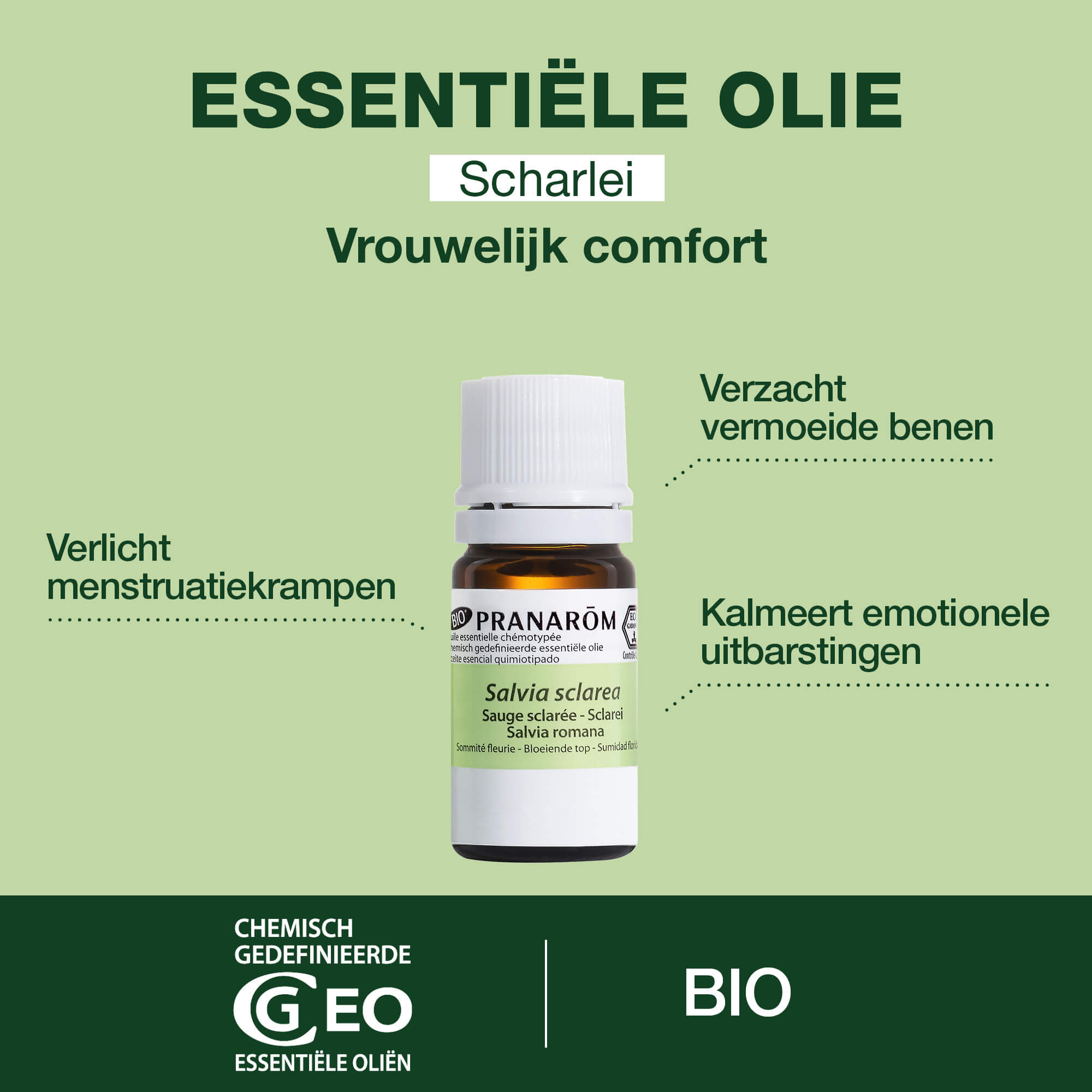 Essentiële olie van scharlei - Bio