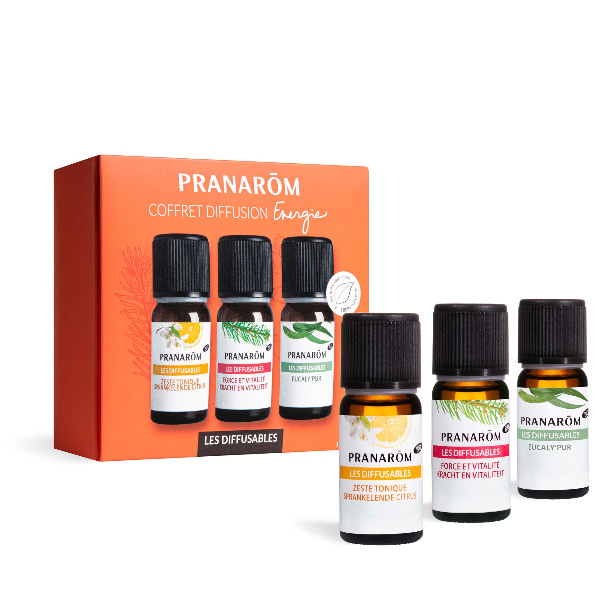 PRANAROM DIFFUSEUR HUILE ESSENTIELLE SOLEO JAUNE