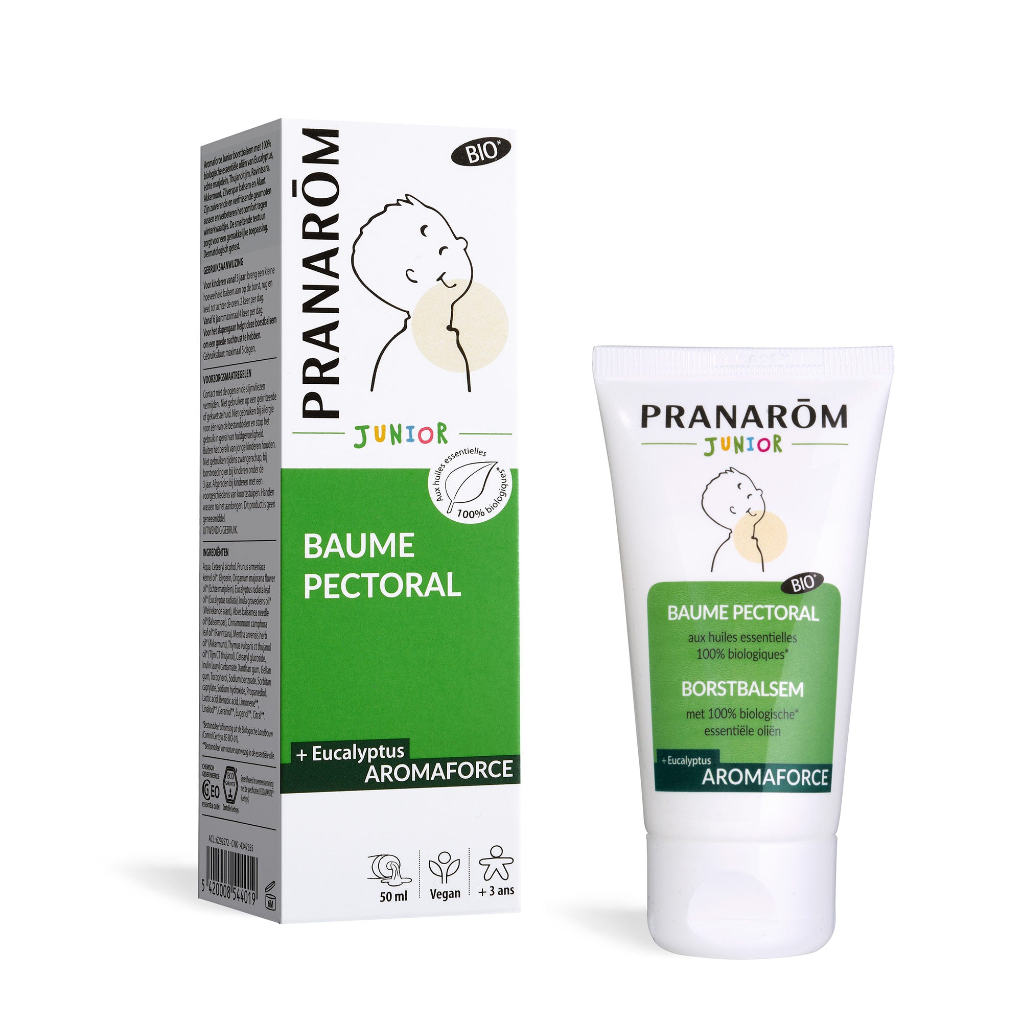 Pranarom bébé baume respiratoire pectoral 40ml