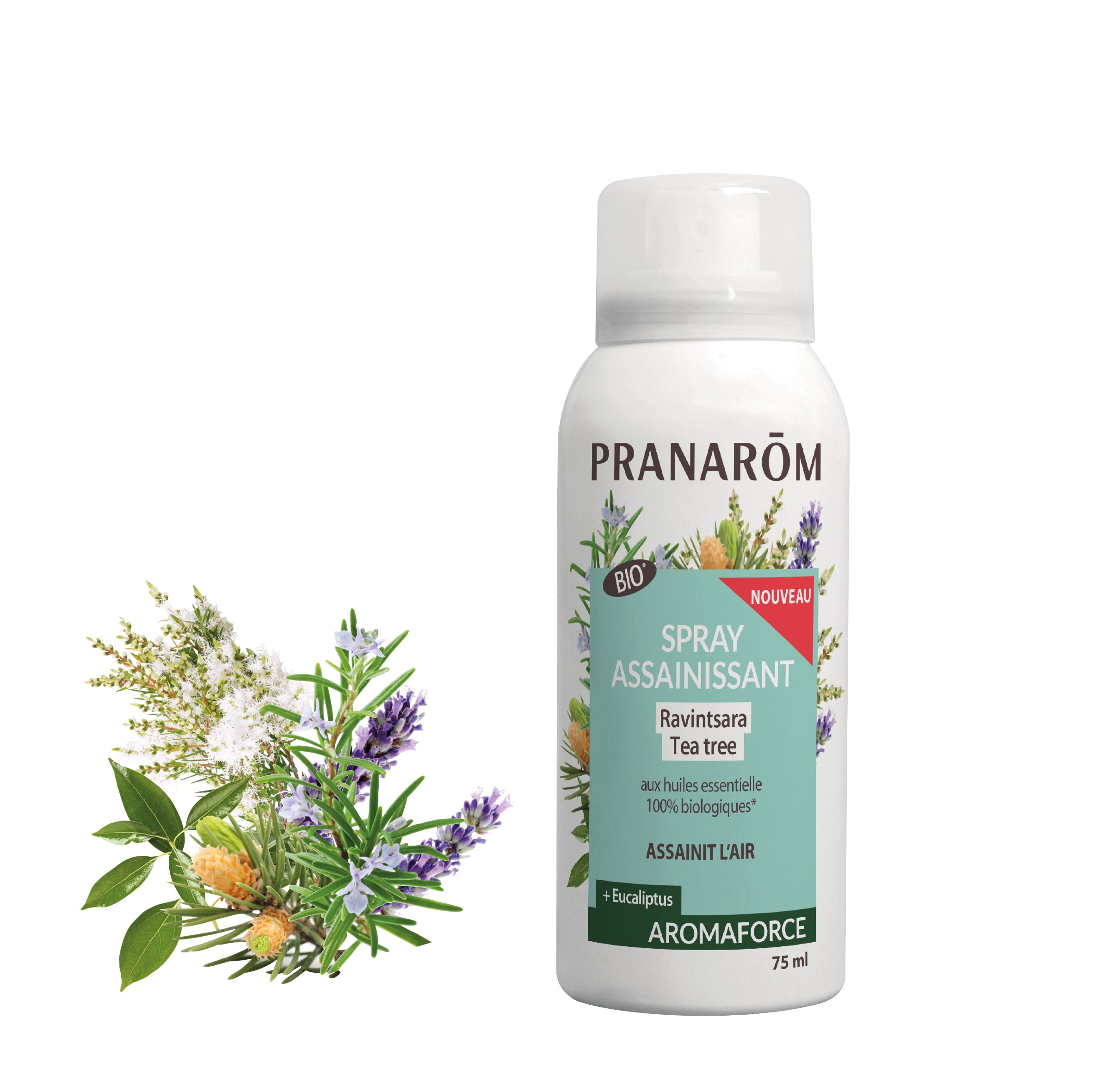 Pranarom Spray Assainissant Bio Orange Douce Ravintsara 150ml +