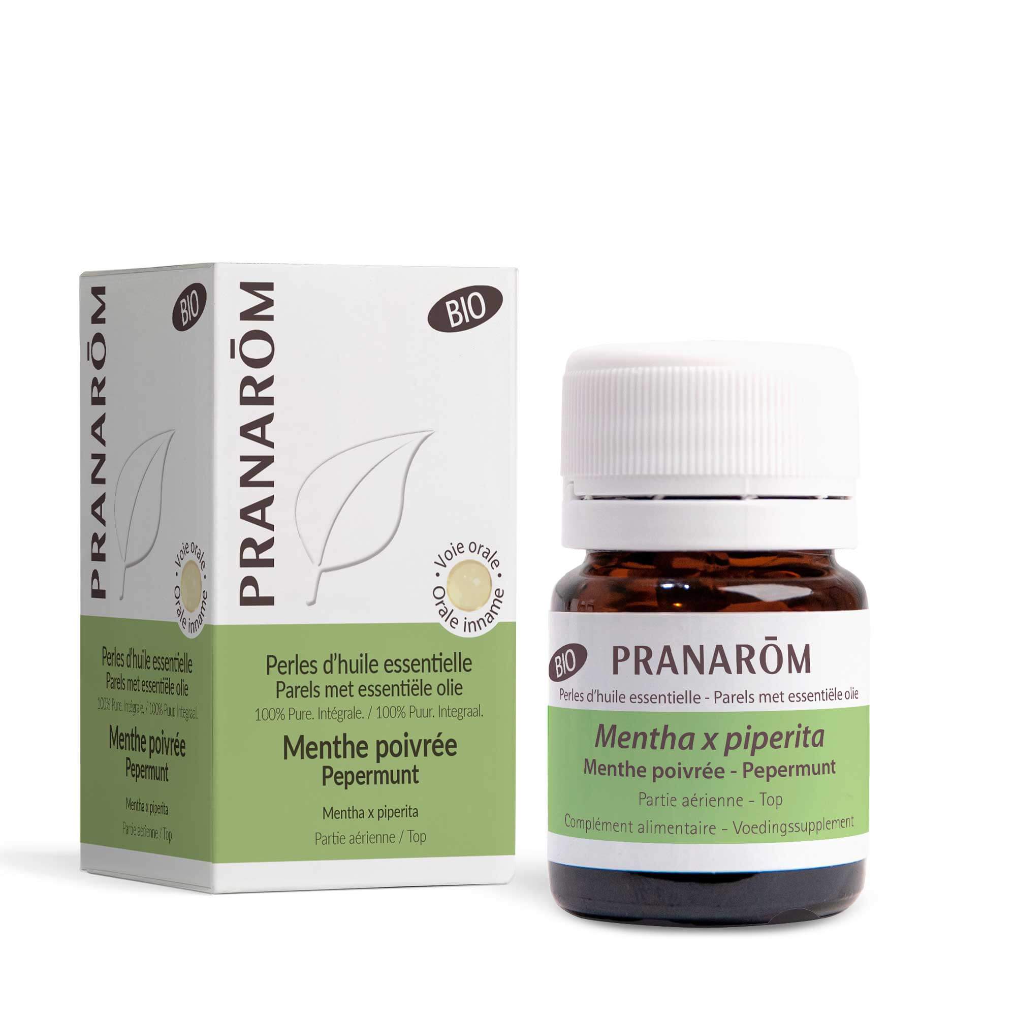 Pepermunt etherische olie kralen - Bio